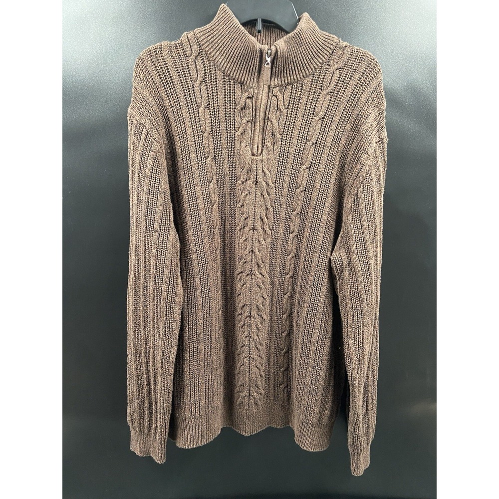 Tasso Elba Brown Turtleneck Sweater